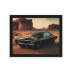 1969 Dodge Charger Poster with Frame